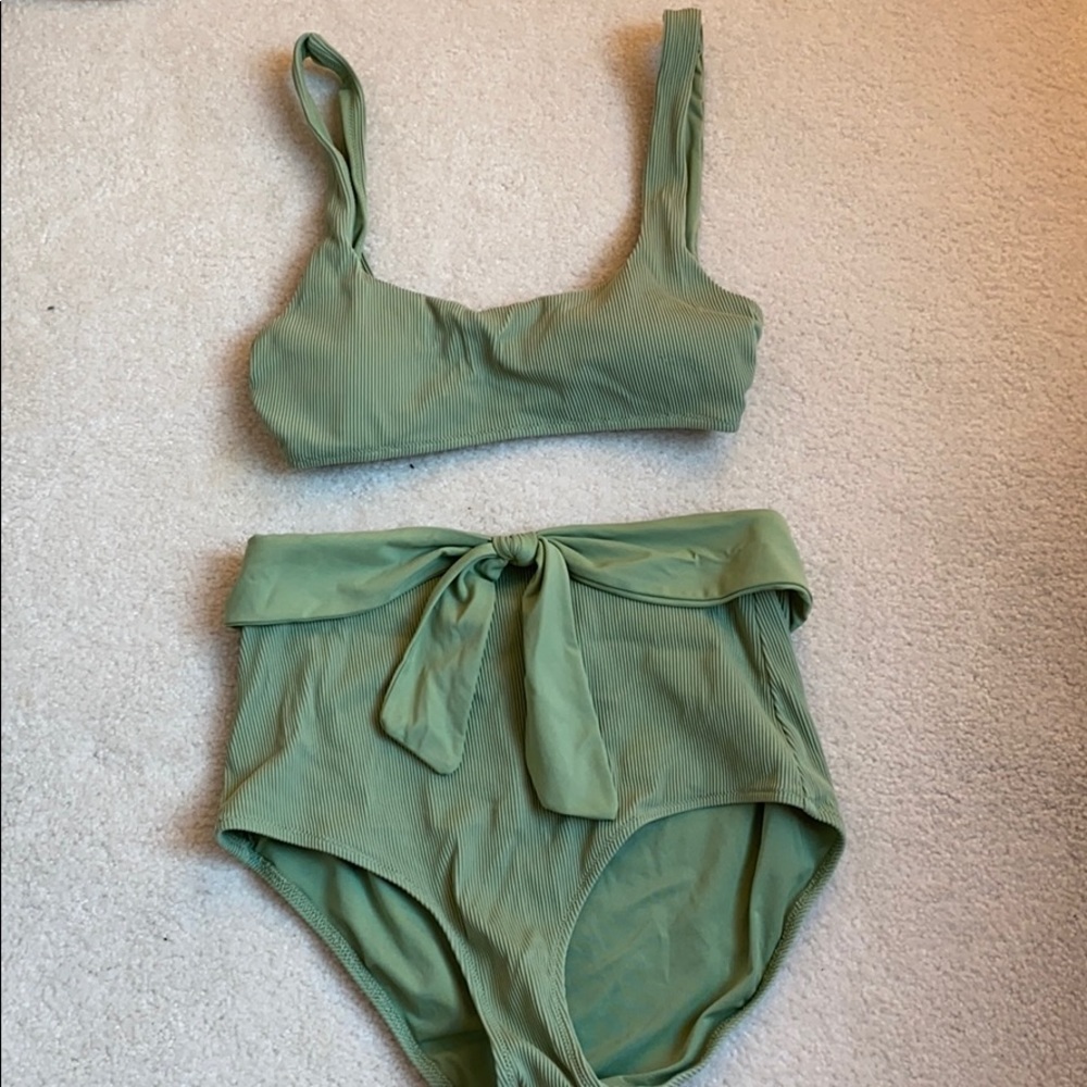 Aerie High Waisted Bikini Set